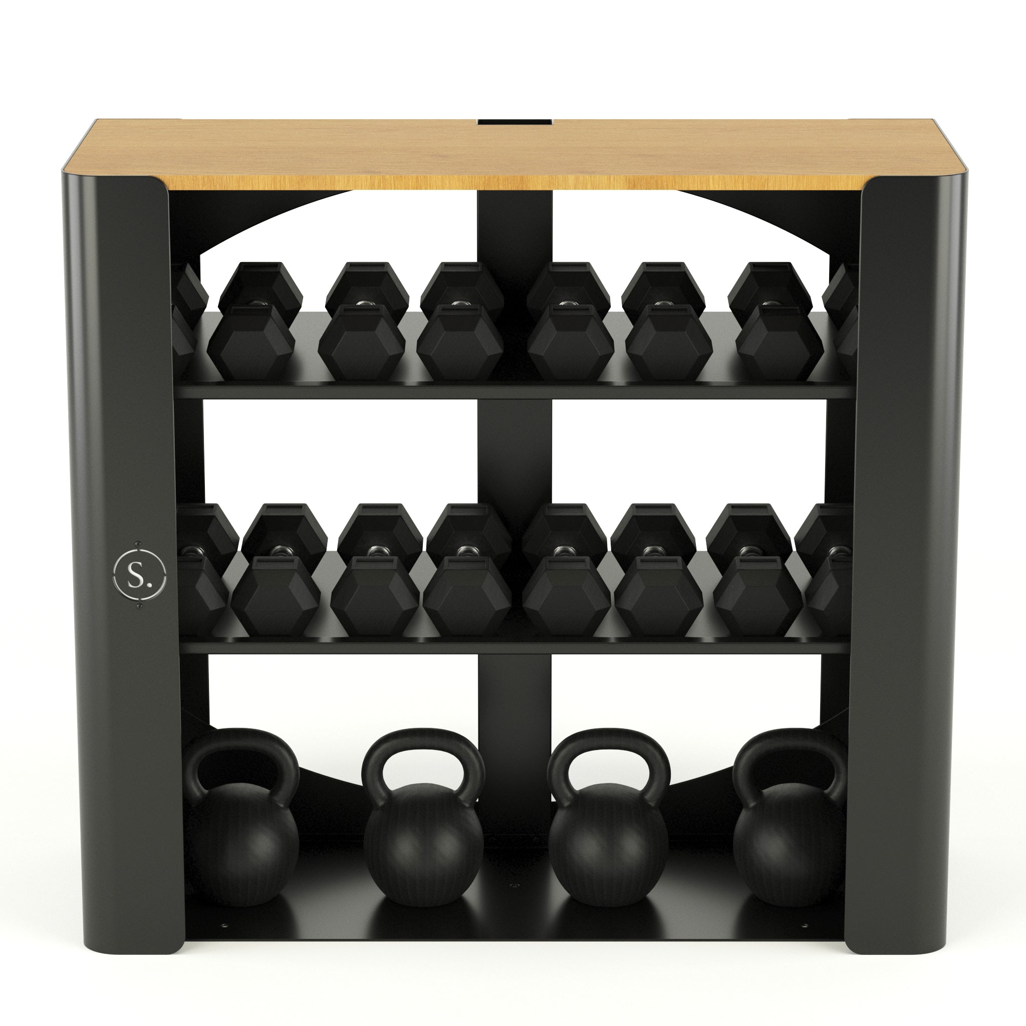Solo Vault Home Weights Storage Rack | Home Gym Storage Unit