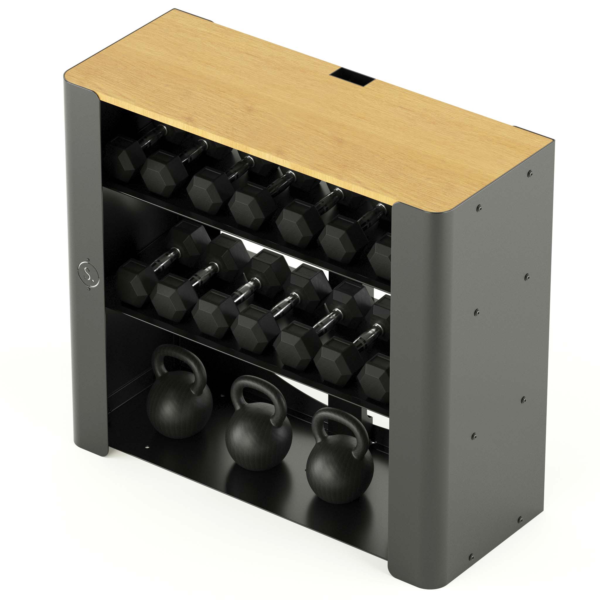 Solo Vault Home Weights Storage Rack | Home Gym Storage Unit