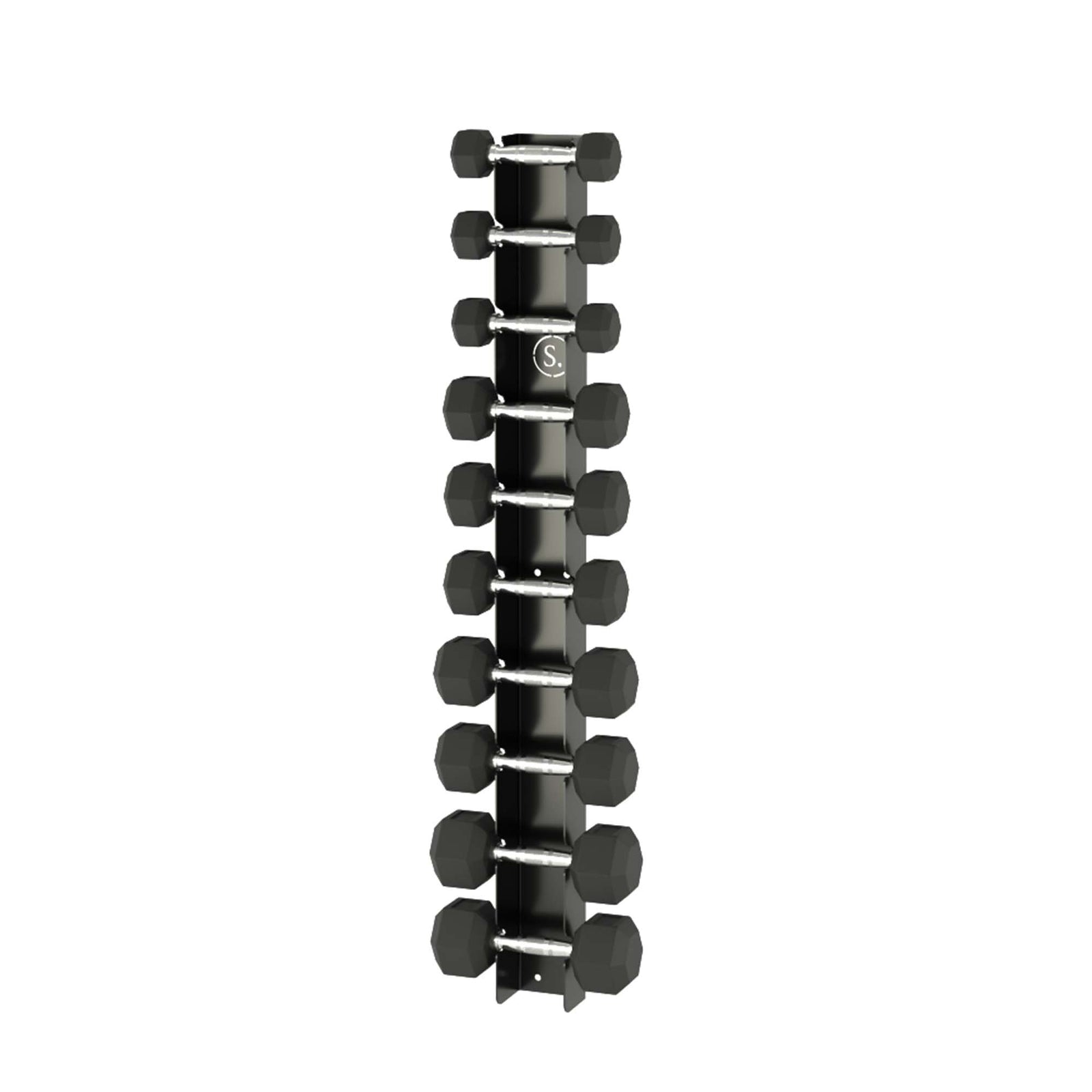 Wall Mounted Dumbbell Storage Rack Vertical Dumbbell Wall Mount